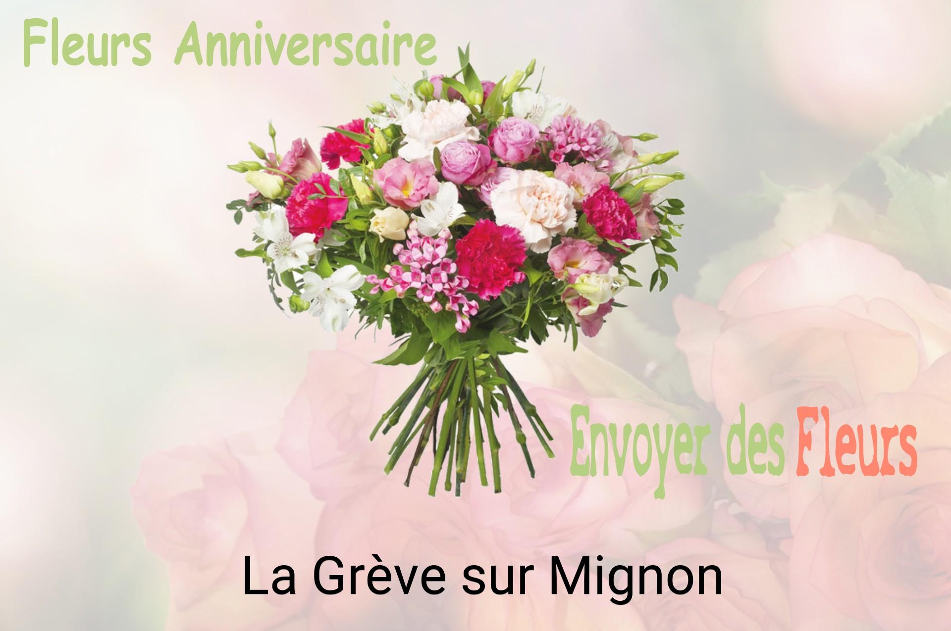 Bouquet de fleurs d’anniversaire livré à La Grève-sur-Mignon
